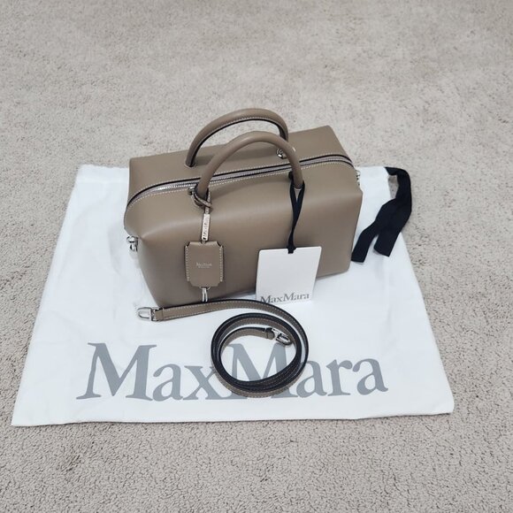 Max Mara Medium natural leather bowler bag - Picture 6 of 16